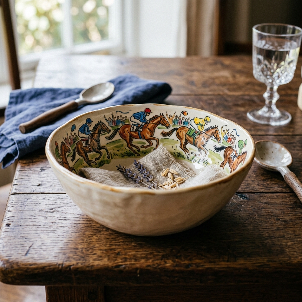 Jockey Bowls - Premium Ceramic Home Decor | BrushestoPixels
